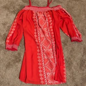 Society Girl Orange Dress